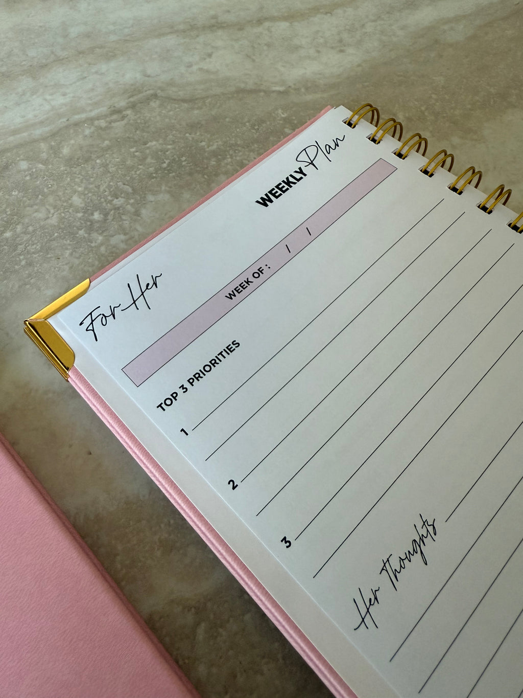 For Her Weekly Planner