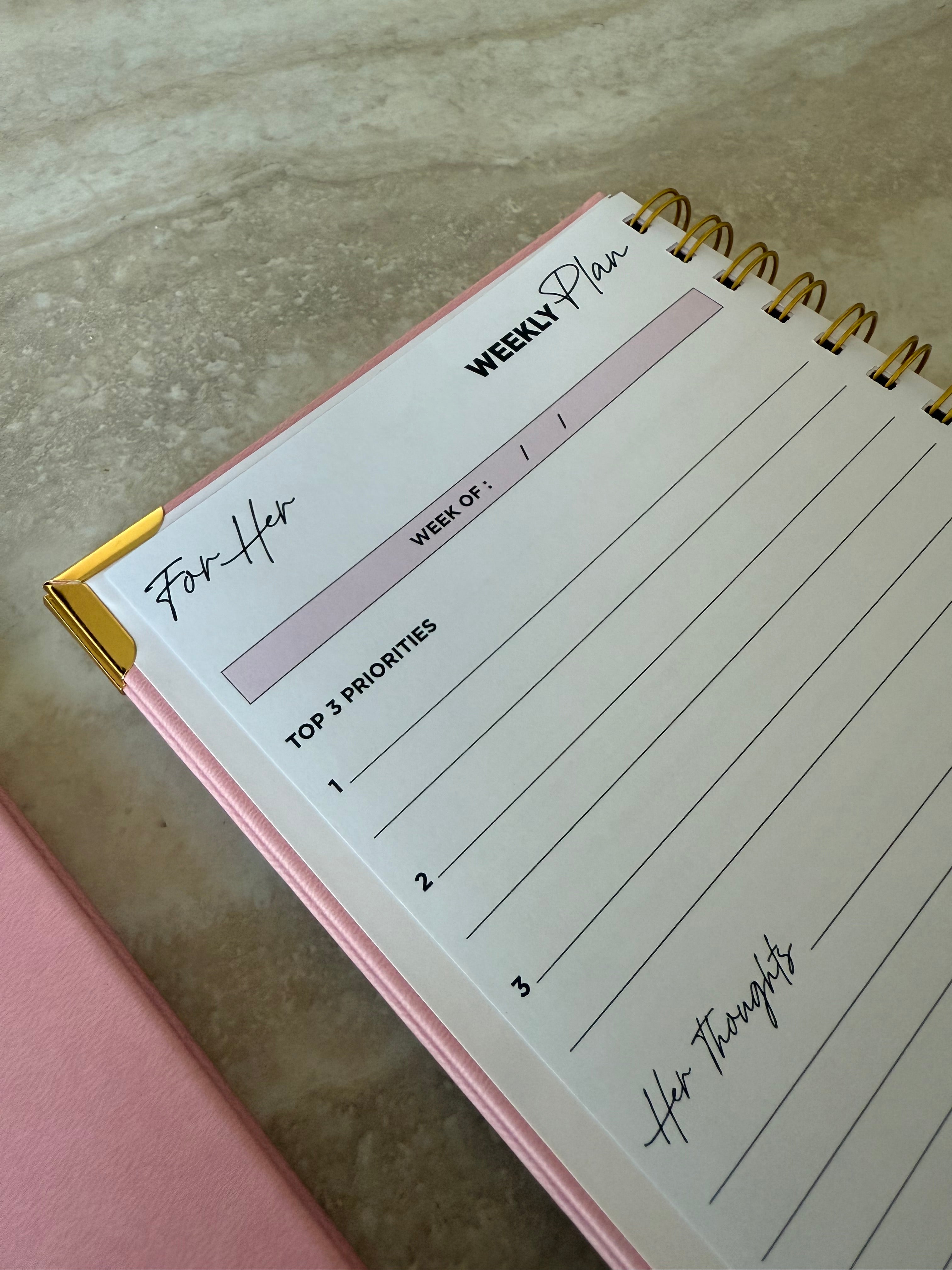 For Her Weekly Planner